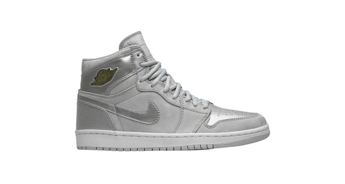 JD Retro 1 High Silver