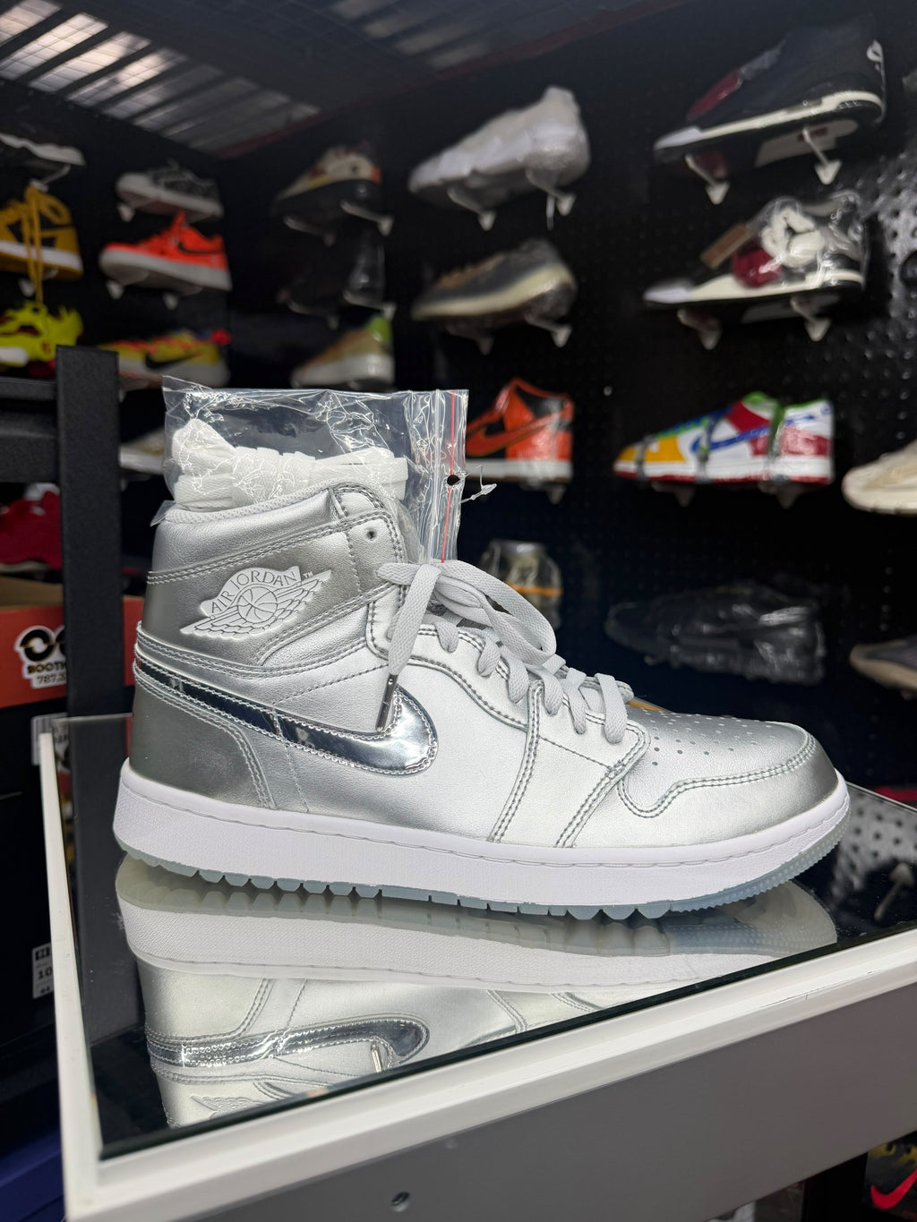 JD Retro 1 High Silver